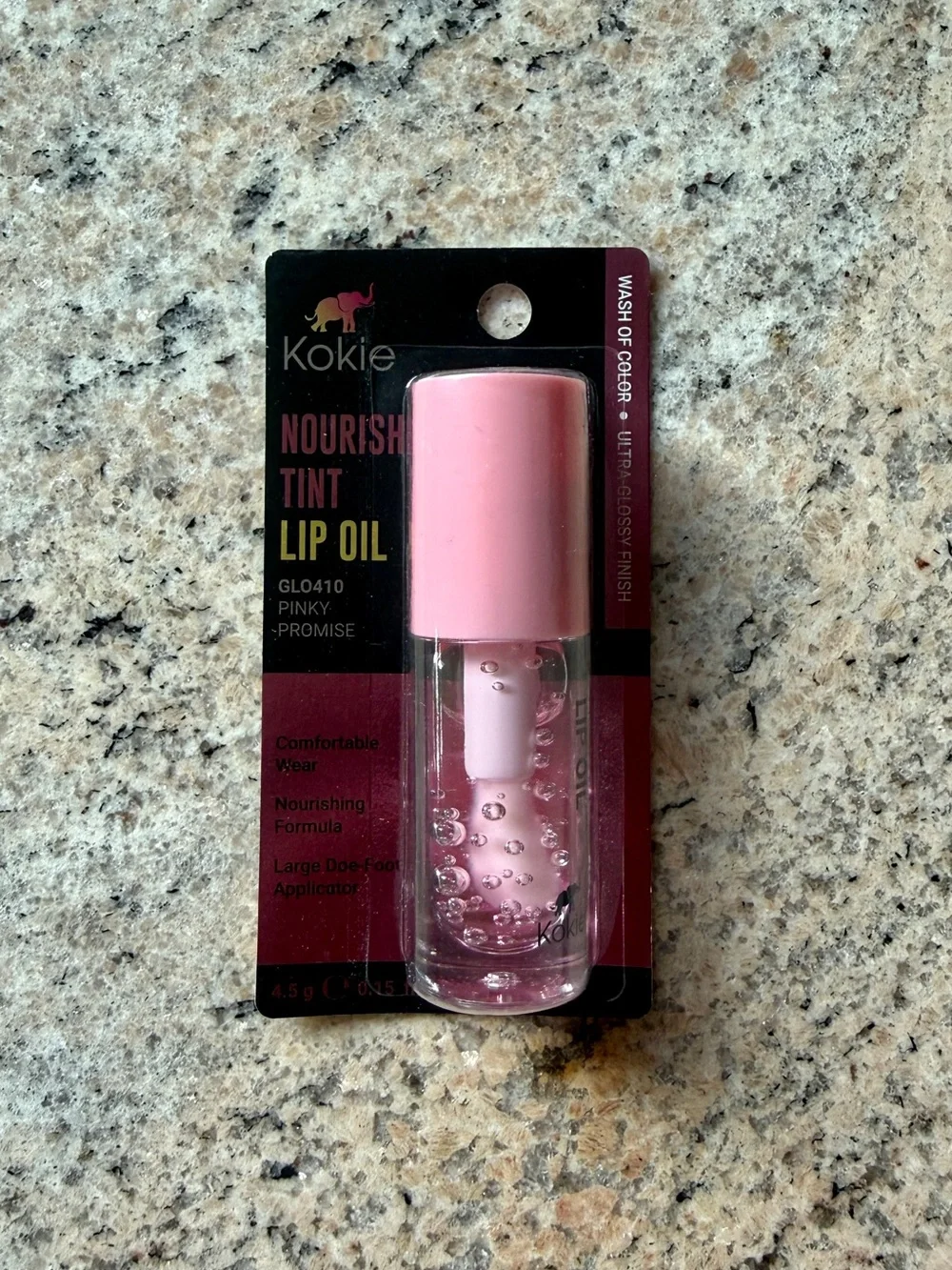 Kokie Pinky Promise Nourish Tint Lip Oil - Pink Shine